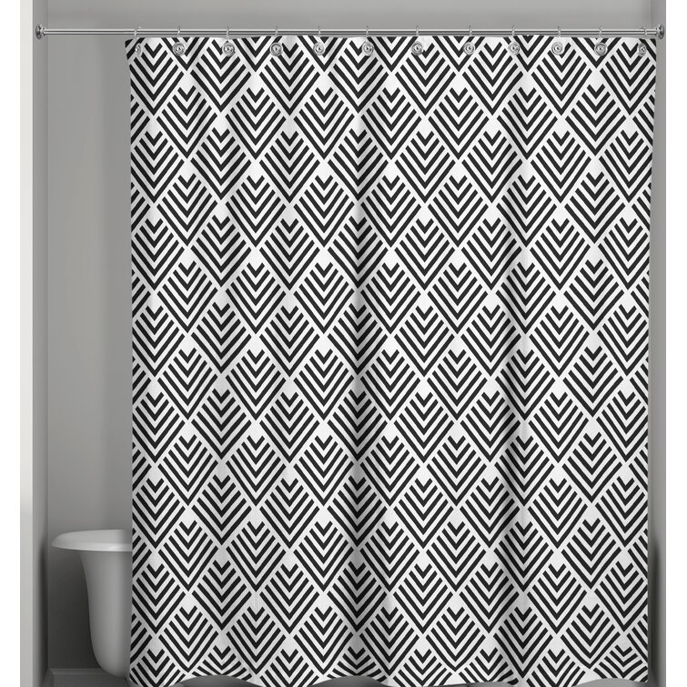 Langley Street Tussilage Geometric Single Shower Curtain And Reviews